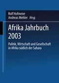 Cover: Afrika Jahrbuch 2003 - VS Verlag f&uuml;r Sozialwissenschaften