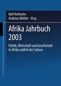 Cover: Afrika Jahrbuch 2003 - VS Verlag f&uuml;r Sozialwissenschaften