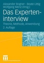 Cover: Das Experteninterview - VS Verlag für Sozialwissenschaften