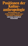 Cover: Positionen der Kulturanthropologie - Suhrkamp