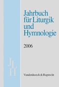Cover: Jahrbuch f&uuml;r Liturgik und Hymnologie, 45. Band, 2006 - Vandenhoeck & Ruprecht