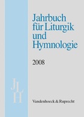 Cover: Jahrbuch f&uuml;r Liturgik und Hymnologie, 47. Band 2008 - Vandenhoeck & Ruprecht