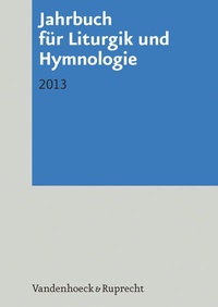 Abbildung von: Jahrbuch für Liturgik und Hymnologie - Vandenhoeck & Ruprecht
