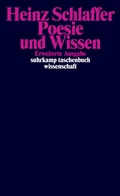 Cover: Poesie und Wissen - Suhrkamp