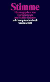 Abbildung von: Stimme - Suhrkamp