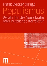 Abbildung von: Populismus - VS Verlag für Sozialwissenschaften