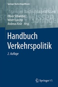 Cover: Handbuch Verkehrspolitik - Springer VS