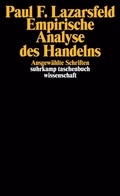 Cover: Empirische Analyse des Handelns - Suhrkamp
