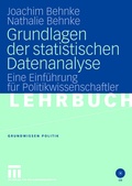 Cover: Grundlagen der statistischen Datenanalyse - VS Verlag f&uuml;r Sozialwissenschaften
