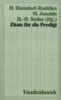 Enlarge image Cover: Zitate für die Predigt - Vandenhoeck & Ruprecht