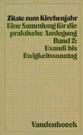 Cover: Zitate zum Kirchenjahr - Vandenhoeck & Ruprecht