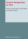 Cover: Ancient Perspectives on Paul - Vandenhoeck & Ruprecht