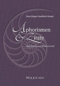 Cover: Aphorismen und Zitate - Wiley-VCH