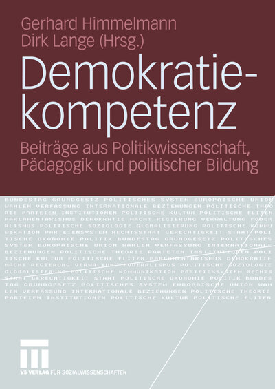 Abbildung von: Demokratiekompetenz - VS Verlag für Sozialwissenschaften