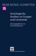 Cover: Soziologische Studien zu Gruppe und Gemeinde - Springer VS