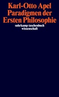 Cover: Paradigmen der Ersten Philosophie - Suhrkamp