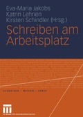 Cover: Schreiben am Arbeitsplatz - VS Verlag f&uuml;r Sozialwissenschaften