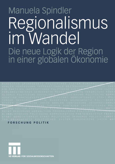 Abbildung von: Regionalismus im Wandel - VS Verlag für Sozialwissenschaften