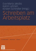Cover: Schreiben am Arbeitsplatz - VS Verlag f&uuml;r Sozialwissenschaften