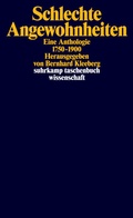 Cover: Schlechte Angewohnheiten - Suhrkamp