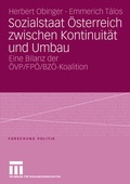 Cover: Sozialstaat &Ouml;sterreich zwischen Kontinuit&auml;t und Umbau - VS Verlag f&uuml;r Sozialwissenschaften
