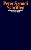 Cover: Schriften - Suhrkamp