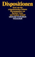 Cover: Dispositionen - Suhrkamp
