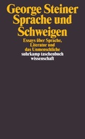 Cover: Sprache und Schweigen - Suhrkamp