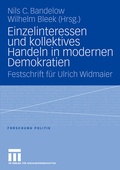 Cover: Einzelinteressen und kollektives Handeln in modernen Demokratien - VS Verlag f&uuml;r Sozialwissenschaften