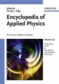 Cover: Encyclopedia of Applied Physics - Wiley-VCH
