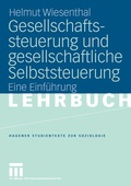 Cover: Gesellschaftssteuerung und gesellschaftliche Selbststeuerung - VS Verlag f&uuml;r Sozialwissenschaften