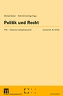 Cover: Politik und Recht - VS Verlag für Sozialwissenschaften