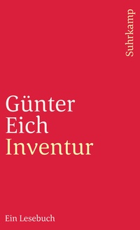 Enlarge image Cover: Inventur - Suhrkamp