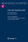 Cover: Niccol&ograve; Machiavelli - Springer VS