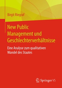 Abbildung von: New Public Management und Geschlechterverhältnisse - Springer VS