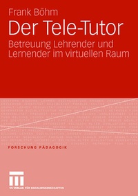 Enlarge image Cover: Der Tele-Tutor - VS Verlag für Sozialwissenschaften
