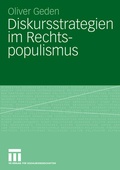 Cover: Diskursstrategien im Rechtspopulismus - VS Verlag f&uuml;r Sozialwissenschaften