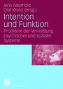 Cover: Intention und Funktion - VS Verlag für Sozialwissenschaften