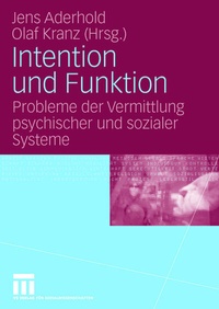Enlarge image Cover: Intention und Funktion - VS Verlag für Sozialwissenschaften