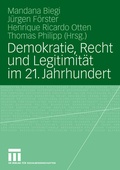 Cover: Demokratie, Recht und Legitimit&auml;t im 21. Jahrhundert - VS Verlag f&uuml;r Sozialwissenschaften
