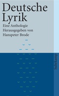 Cover: Deutsche Lyrik - Suhrkamp