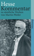 Cover: Hesse-Kommentar zu s&auml;mtlichen Werken - Suhrkamp