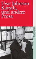 Cover: Karsch, und andere Prosa - Suhrkamp