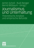 Cover: Journalismus und Unterhaltung - VS Verlag f&uuml;r Sozialwissenschaften