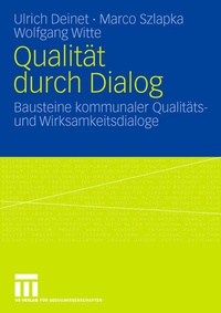 Enlarge image Cover: Qualität durch Dialog - VS Verlag für Sozialwissenschaften