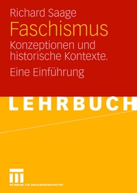 Abbildung von: Faschismus - VS Verlag für Sozialwissenschaften