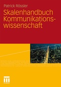 Cover: Skalenhandbuch Kommunikationswissenschaft - VS Verlag f&uuml;r Sozialwissenschaften