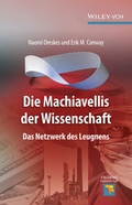 Cover: Die Machiavellis der Wissenschaft - Wiley-VCH