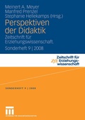 Cover: Perspektiven der Didaktik - VS Verlag f&uuml;r Sozialwissenschaften