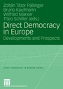 Cover: Direct Democracy in Europe - VS Verlag f&uuml;r Sozialwissenschaften